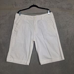 Buckle Black Shorts mens 36 slim white "fall again"‎